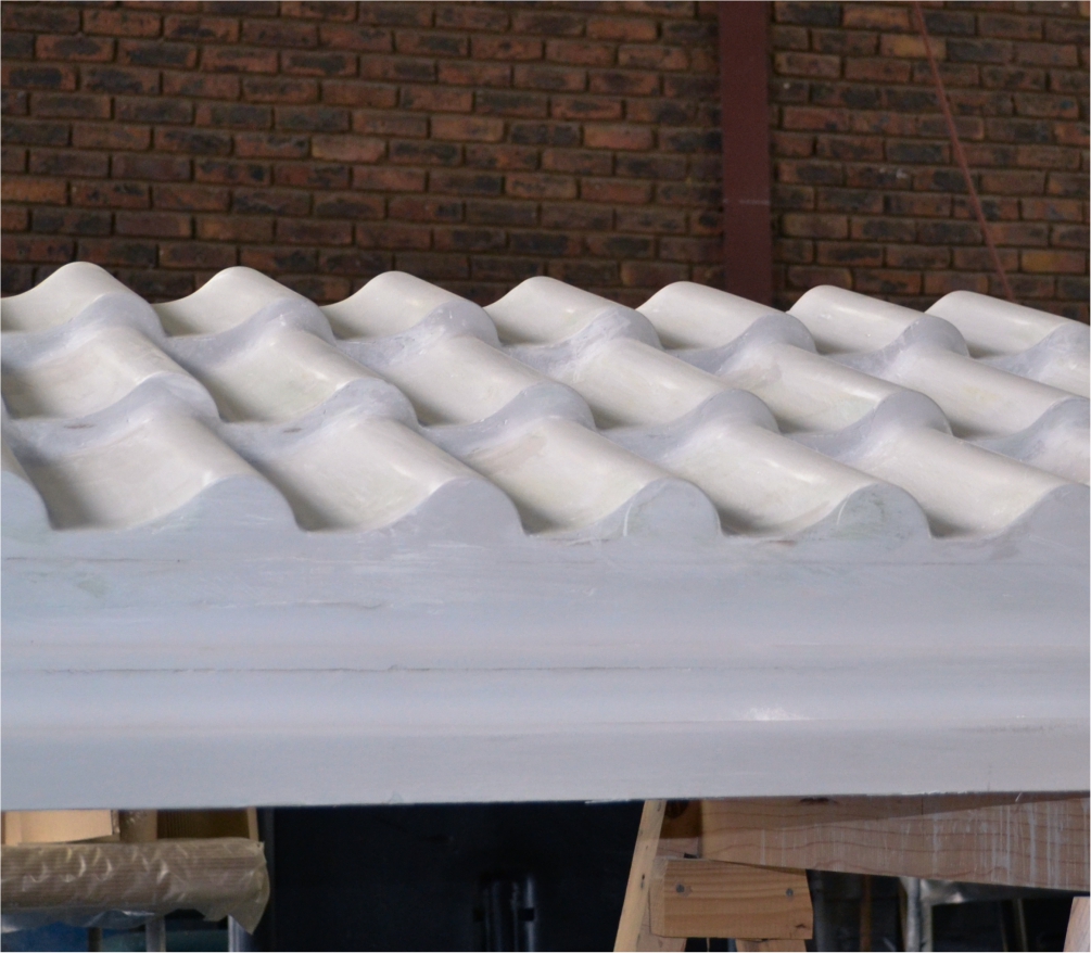 Wave Tile Awning Design